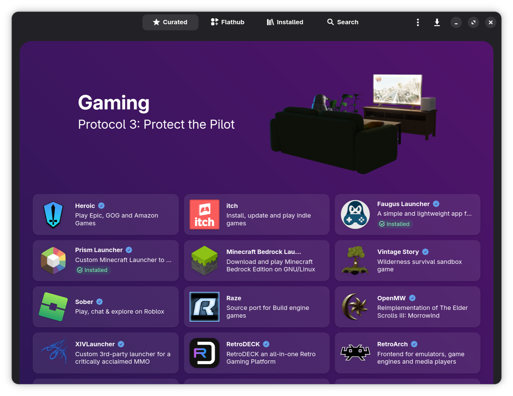 Bazaar 应用商店截图|1649x1274, 50%