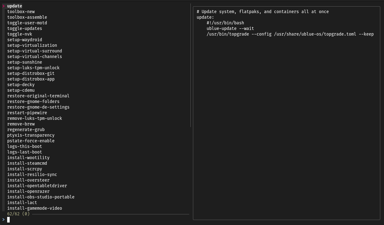 ujust 终端用户界面|690x403